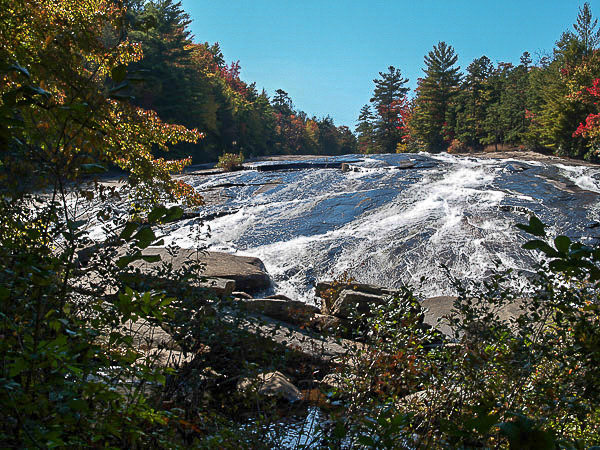 Bridal Veil Falls in Dupont Forest near Asheville NC. 