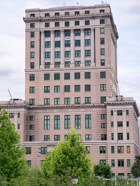 Buncombe County Courthouse in Asheville NC. 