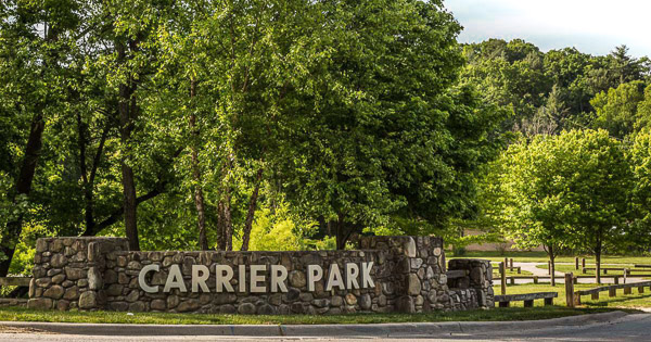 Fun things to do in Asheville NC : Carrier Park in Asheville NC. 