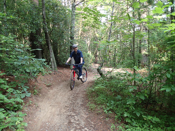 Mountain Biking - Dupont State Forest in Brevard NC. 