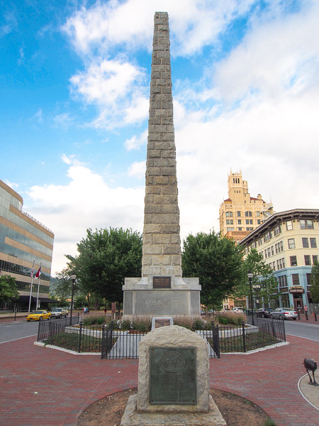 Pack Square in Asheville, NC. 