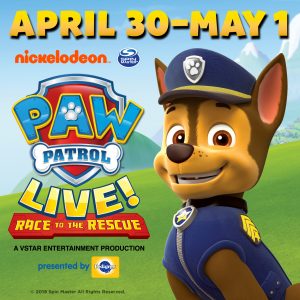 Paw Patrol performance at the US Cellular Center in Asheville, NC. 