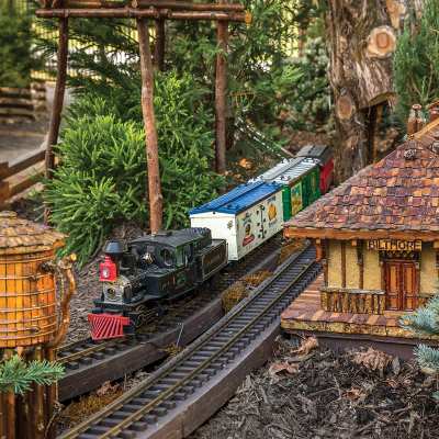 Train Display at Biltmore in Asheville, NC. 